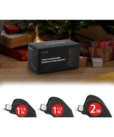 Yinke Clipper Guards Set for Wahl Clippers - 3 Premium Large Trimmer Combs (1.25in/1.5in/2in) with Metal Clip - Fits Most Full Size Clippers - Black (3PCS) - Buy Online on GoSupps.com