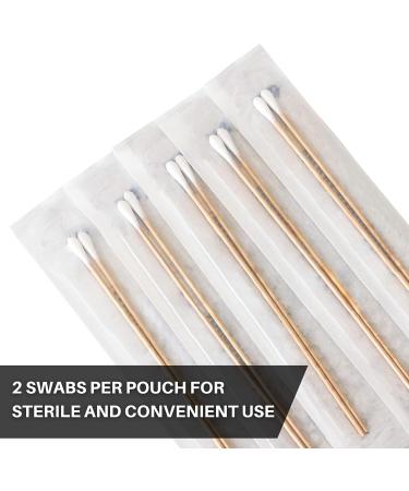 200 Sterile 6 Wooden Cotton Tipped Applicators - Medical Swabsticks for Location Application & Crafts - Buy Online on GoSupps.com