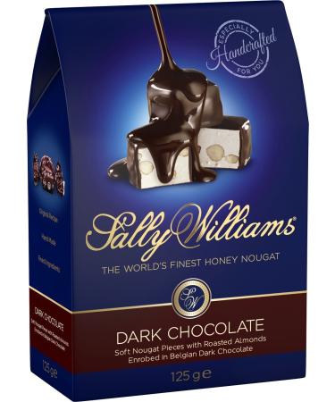 Sally Williams Dark Chocolate with Honey Nougat 125g Pack