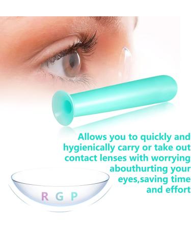 4 Pcs Contact Lens Remover Silicone Contact Lens Inserter Daily Contact Remover Hard Lenses Remover Portable Travel Lens Remover Lens Suction Holder for Home Travel Outdoor Exercise (Green) - Buy Online on GoSupps.com