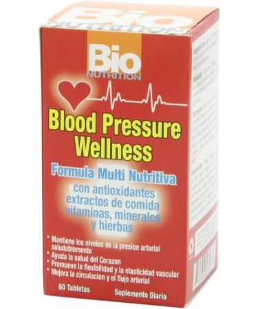 Bio Nutrition Blood Pressure Wellness Tabs - 60 Count - Buy Online on GoSupps.com