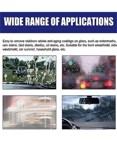 200ml Oil Film Remover for Glass Car Windshield Cleaner Automotive Glass Oil Film Cleaner Car Glass Oil Film Stain Removal Cleaner Quickly and Easily Restore Glass Clarity (2 Pcs) - Buy Online on GoSupps.com