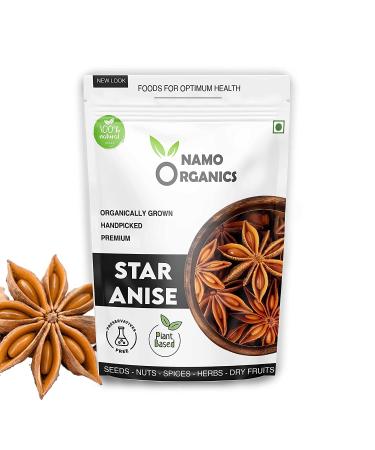 Indian Natural Grocery NAM Organics Whole Star Anise (Chakri Phool) - 200 Gm - Aromatic & Natural Whole Spices