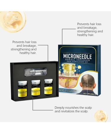 Microneedle Solution volumisante et paississante pour la croissance des cheveux le cuir chevelu pour homme et femme usage quotidien pour la maison le salon les voyages et la douche huile de 15 - Buy Online on GoSupps.com