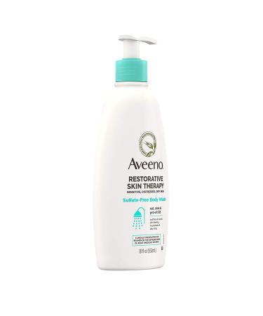 Aveeno Restorative Skin Therapy Body Wash - Sulfate-Free, 18 fl oz - Buy Online on GoSupps.com