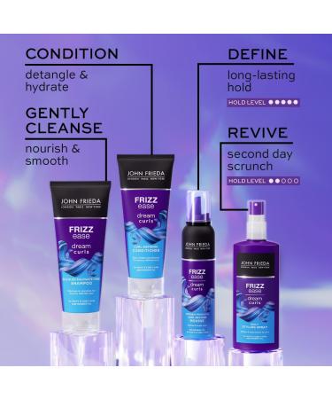 John Frieda Frizz Ease Dream Curls Daily Styling Spray Curl Reviving Spray for Curly and Wavy Hair 200 ml - Buy Online on GoSupps.com