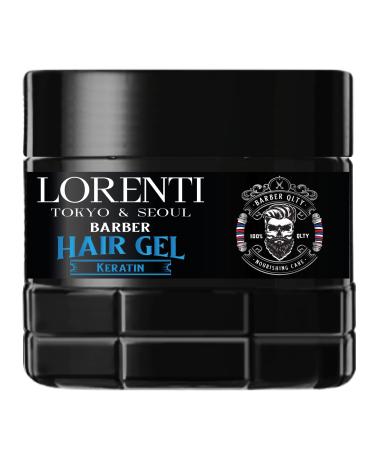 Sun Shine LORENTI TOKYO & SEOUL Barber Hairstyling gel keratin 500 ml hair gel men strong hold no sticking and without residue alcoholfree hair gel wet hair look gummy effect