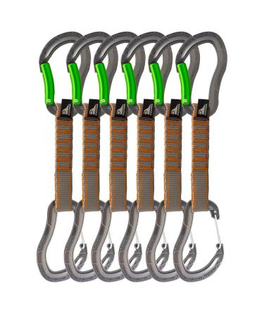 Fusion Quickdraw Wire Gate/Bent Gate (Set of 6), Gray/Apple Green