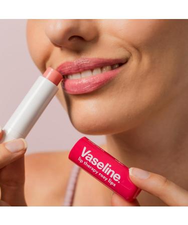  Vaseline Vaseline Lip Therapy Rosy Tinted Lip Balm with Almond & Rose Oil (2 Pack) - Buy Online on GoSupps.com