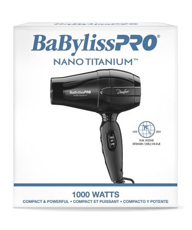 BaBylissPRO Nano Titanium Bambino Compact Dryer - Professional Hair Dryer (Pack of 1) - Buy Online on GoSupps.com
