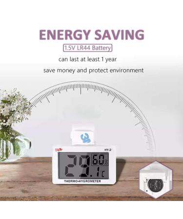 Capetsma Reptile Thermometer Hygrometer for Terrarium - Accurate Digital Monitor for Temperature & Humidity - Easy-to-Read, Wire-Free (1 Pack) - Buy Online on GoSupps.com