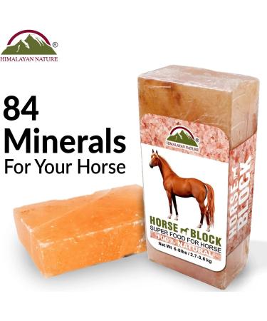 Himalayan Nature Licking Salt for Horses - 2 Pack Pink | Natural Mineral Supplement - Buy Online on GoSupps.com