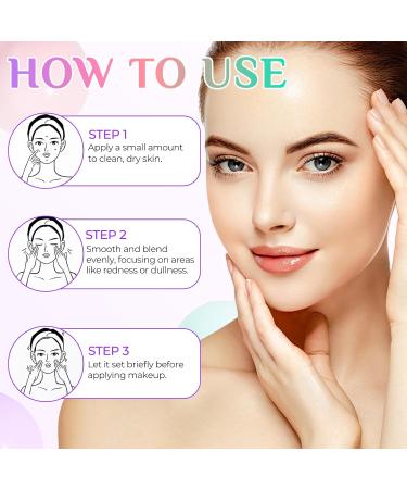 Abodies Primer makeup with broad spectrum SPF50+ skin color correction waterresistant and sweatproof tricolor sunscreen and concealer moisturizing makeup base multicolor2 pack of 2 Multicolor2 40 g 1er Pack - Buy Online on GoSupps.com