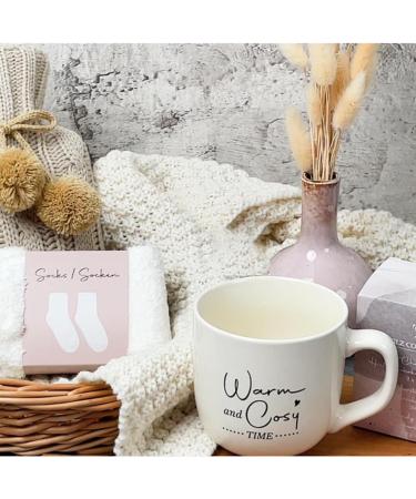 Christmas Gift Set for Her - Hot Water Bottle, Hot Chocolate Mug, Marshmallows & Candy Canes - Buy Online on GoSupps.com