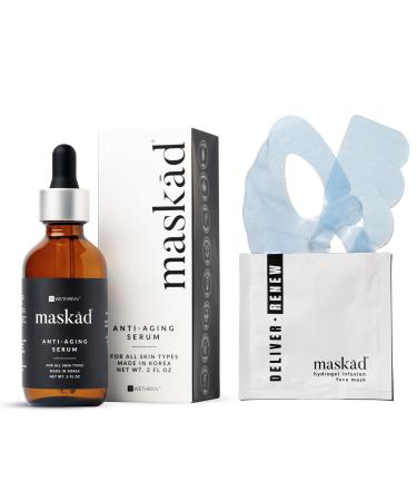 MASK D Anti-Aging Peptide Serum and Hydrogel Infusion Mask for Deeper Penetration