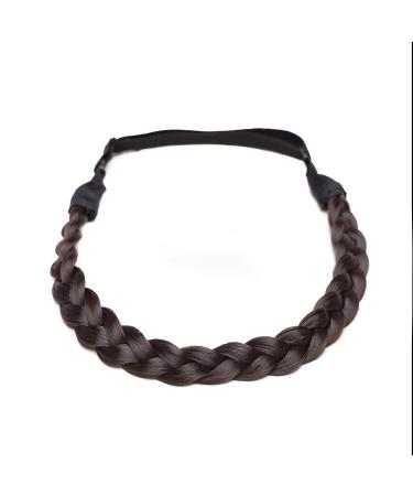 Sego Dark Brown Hair Extensions Braid - Adjustable Elastic Headband & Hair Accessories for Women - 1.5cm (0.6 ) - 27g (1 Pack) - Buy Online on GoSupps.com