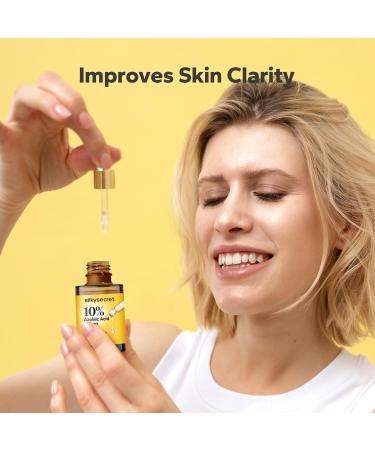SilkySecret 10% Azelaic Acid Serum (1 Fl Oz) Niacinamide Infused Skin Care for Face Pore Minimizing Redness Relief Reduce Cystic Acne Scar Blemish Control Serum - Buy Online on GoSupps.com
