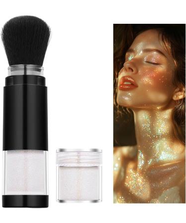 Glitter Face Powder for Women Long-Lasting Glitter Body Powder | Waterproof Shimmer Powder for Lips Cheeks and Eyes Long-Lasting Face Highlighter - Buy Online on GoSupps.com