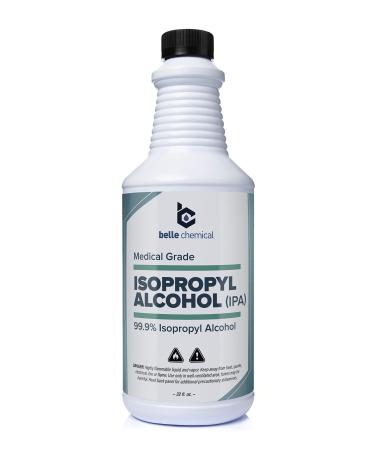 Medical Grade Isopropyl Alcohol - No Methanol - No Foul Odor - Meets USP Specifications - Approved for Hand and Skin Application (32oz) (1 Bottle (32oz))