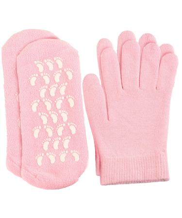 Moisturising Socks Moisturising Gloves and Socks for Dry Hands Foot Gel Spa Softens Cracked Silicone Foot Moisturiser Socks and Gloves for Hands Feet