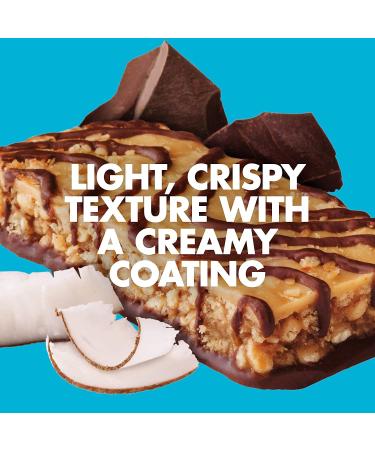 LUNA Gluten Free Snack Bars - Chocolate Dipped Coconut Flavor - 30 Count, 8g Protein, Non-GMO, Plant-Based Wholesome On the Go Snacking - Buy Online on GoSupps.com