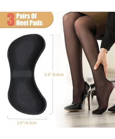 Hedge Cushions | 3 Pairs Self-Adhesive Heel Pillow Pads for Shoe Protection | Prevent Heel Slides & Enhance Comfort - Buy Online on GoSupps.com