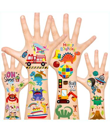 Leesgel 260pcs Temporary Tattoos for Kids  Kids Tattoos for Children Toddler Boys Girls (20sheet)