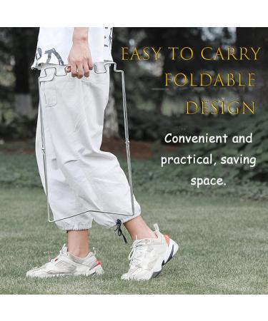 YUNNUO Garbage Bag Holder Outdoor Garbage Bag Holder Large (22.4x12.2 inches) Stainless Steel Portable Garbage Collection Rack for Kitchen Indoor and Outdoor Camping(Large) - Buy Online on GoSupps.com