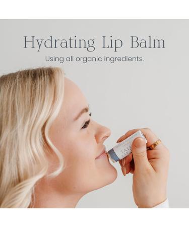 Organic Unscented Tallow Lip Balm - Hydrating Grass Fed Jumbo Size 0.5 oz | Sustainable Packaging - Buy Online on GoSupps.com