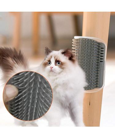 2 PACK Cat Self Groomer Softer Cat Corner Scratcher For Wall With Catnip Massage Comb Groomer Cat Corner Groomer Pet Grooming Massage Kitten Brush Cat Face Scratcher For Kitten with Long &Short Fur - Buy Online on GoSupps.com