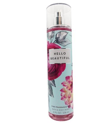 Bath & Body Works Fine Fragrance Mist Hello Beautiful Hello Beautiful 8 Fl Oz (Pack of 1) - Buy Online on GoSupps.com