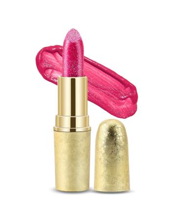 Boobeen Glitter Lipstick Hydrating Lip Balm Sparkling Shine Lip Color Nonstick Highly Pigmented Formula Gives Metallic Finish Lip Makeup for Women and Girls Sparkling 3 - Buy Online on GoSupps.com