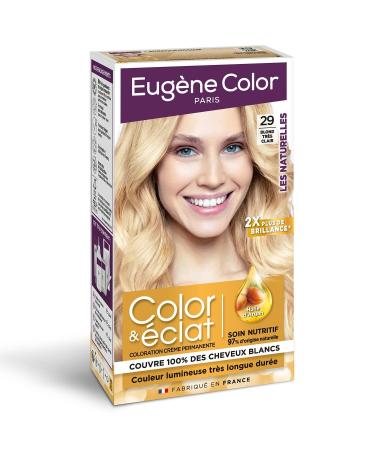 EUGENE COLOR Teinture Permanente Blond Tr s Clair Brillance Naturelle l Huile d Argan (115 ml) - Lot de 3 - vendu par Lot