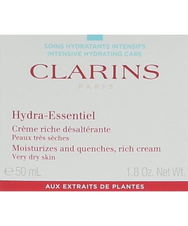 Clarins Hydra-essentiel Moisturizes and Quenches Rich Cream 1.8 ounces - Buy Online on GoSupps.com