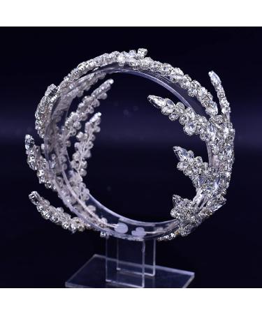 Eiaork Rhinestone Wedding Headband for Bride & Bridesmaids - Silver Hair Accessories - Buy Online on GoSupps.com