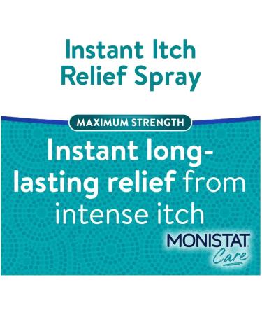 Monistat Care Maximum Strength Instant Itch Relief Spray 2 oz - Buy Online on GoSupps.com