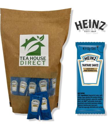 Heinz Tartare Sauce - Unleash Flavorful Delight in Every Bite Perfect Blend of Flavors to Complement Your Dishes - Convenient Single-Serve Packet for On-the-Go Deliciousness - 50 Sachets Tartare Pack of 50 - Buy Online on GoSupps.com