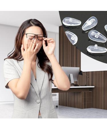Buy Aizuoni Silicone Glasses Pad Replacement - 5 Pairs Anti-Slip Nose Pads for Glasses & Sunglasses - Buy Online on GoSupps.com