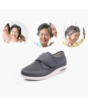 Yytcsjz Men's Diabetic Shoes Wide Width Adjustable Large Size Walking Shoes - Blue - Buy Online on GoSupps.com