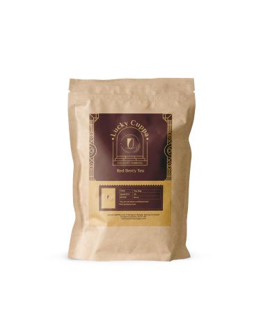 Lucky Cuppa Red Berry Tea - Decaf Loose Leaf Tea - Perfect Tea Gifts for Red Berry Tea Lovers - Decaf Tea Bags Individually Wrapped - 25 Tea Bags