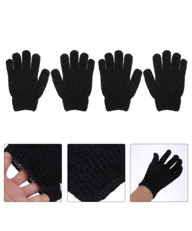 4 Pairs Exfoliating Back Scrub Gloves - Bath Mitts for Dead Skin Shower & Body Care | Loofah-Style Polyester Mittens - Buy Online on GoSupps.com