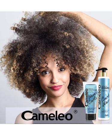 Cameleo Waves & Curls Conditioner - Keratin Hair Care for Curly & Wavy Hair - Smooth & Regenerate Curls - 200ml - Buy Online on GoSupps.com