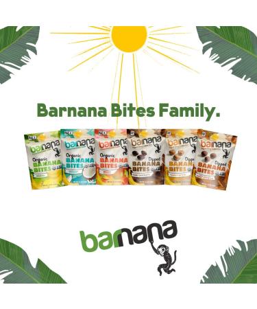 Barnana Organic Chewy Banana Bites with Coconut - 3.5 oz - Healthy Vegan Snack, Perfect for Sports & Hiking - Buy Online on GoSupps.com
