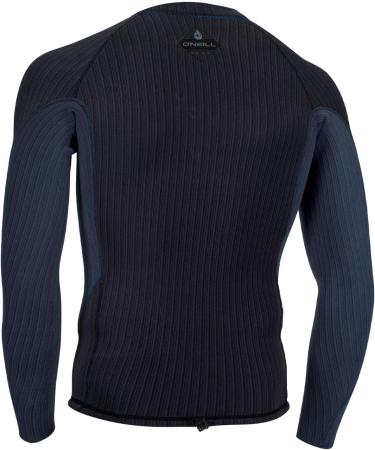 O'Neill Men's Hyperfreak Comp-X 2mm Long Sleeve Wetsuit Top - Black/Cadet Blue, Medium Tall - Buy Online on GoSupps.com