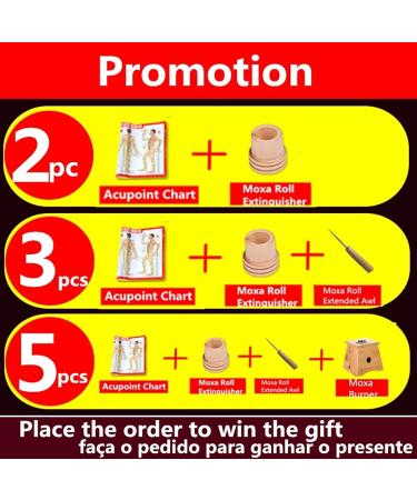 YANHAO Pure Moxa Rolls - Premium Moxibustion Sticks for Massage Therapy | High-Quality MOX Roller Sticks for International Shipping - Buy Online on GoSupps.com