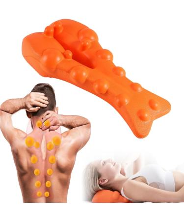 Xebular relieflylab trapezius-stretcher therapy point trapezius trapezius trigger point massage device trapezius and neck massage device neck and shoulder relaxation (orange)