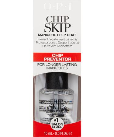 OPI Chip Skip Manicure Prep Coat - 0.5 Fl Oz | Prevents Chips and Extends Nail Polish Wear - Buy Online on GoSupps.com