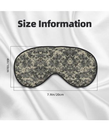 Buy Army Digital Camouflage Soft Eye Mask | Sleep Mask for Men & Women - Travel Essential - Buy Online on GoSupps.com