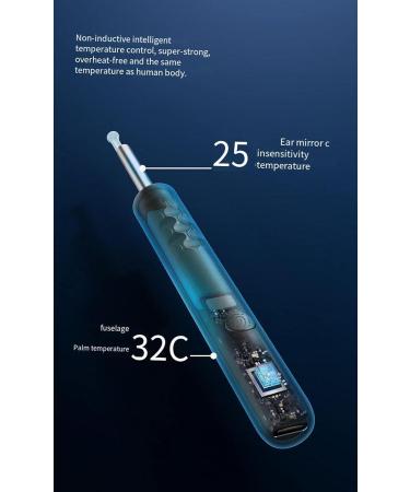 Ear Wax Removal Tool Ear Cleaner with 3 Ear Cleaning Kits Black White Black - Buy Online on GoSupps.com