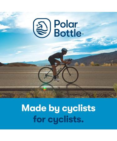 Polar Bottle Breakaway Wave 24oz Bike Water Bottle - BPA-Free, Lightweight Squeeze Bottle for Cycling & Sports - 2 Pack Charcoal Black - Buy Online on GoSupps.com
